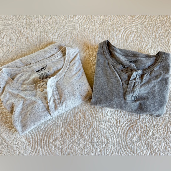 Arizona Jean Company Gray and light gray Short Sleeve Tees size large - Picture 1 of 5